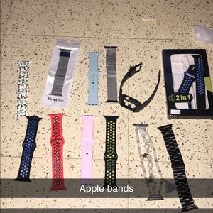 iPhone cases, Apple bands, and adapters